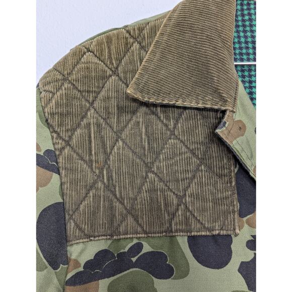 Field and fireside vintage Bird hunting camouflage jacket 60s Size M - Picture 5 of 13